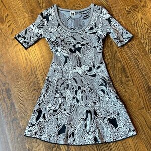 M by Missoni Black and White dress, size 40